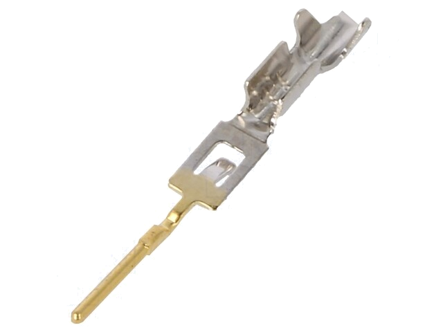 Contact; mannelijk; 24AWG÷22AWG; T1 Industrial; klemmen; 500st. Contact; mannelijk; 24AWG÷22AWG; T1 Industrial; klemmen; 500st.